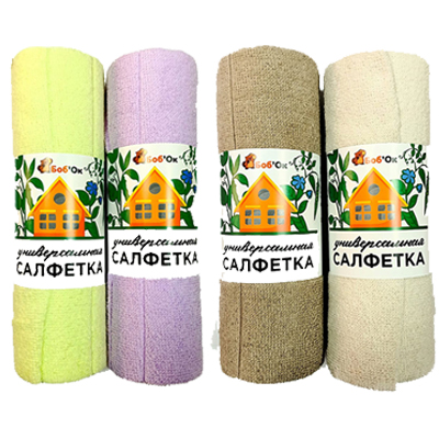 Салфетки в рулонах